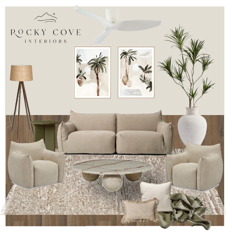 Modern Tropical cool lounge Mood Board by Rocky Cove Interiors on Style Sourcebook