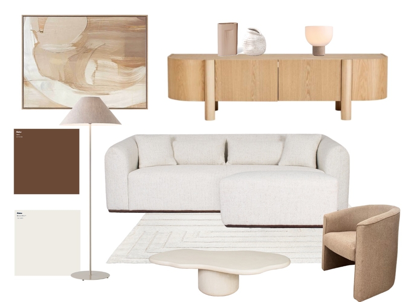 Living Room Mood Board Mood Board by Muse Design Co on Style Sourcebook