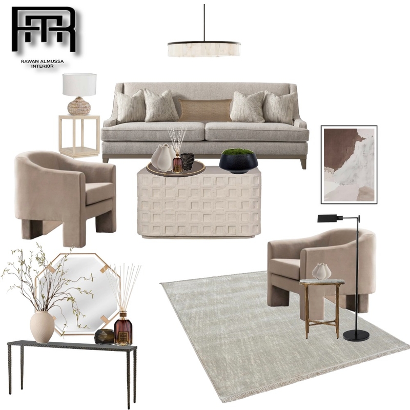living room for Ashoag Mood Board by Rawan1 on Style Sourcebook
