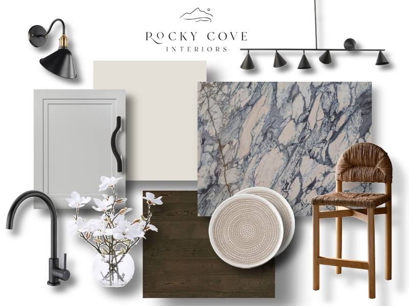 Luxe and glam kitchen Mood Board by Rocky Cove Interiors on Style Sourcebook