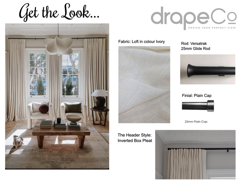 Loft Drapes Mood Board by DrapeCo on Style Sourcebook