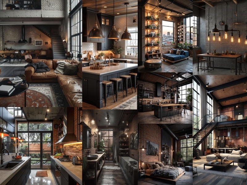 industrial interior inspo board Mood Board by brianna sardinha on Style Sourcebook