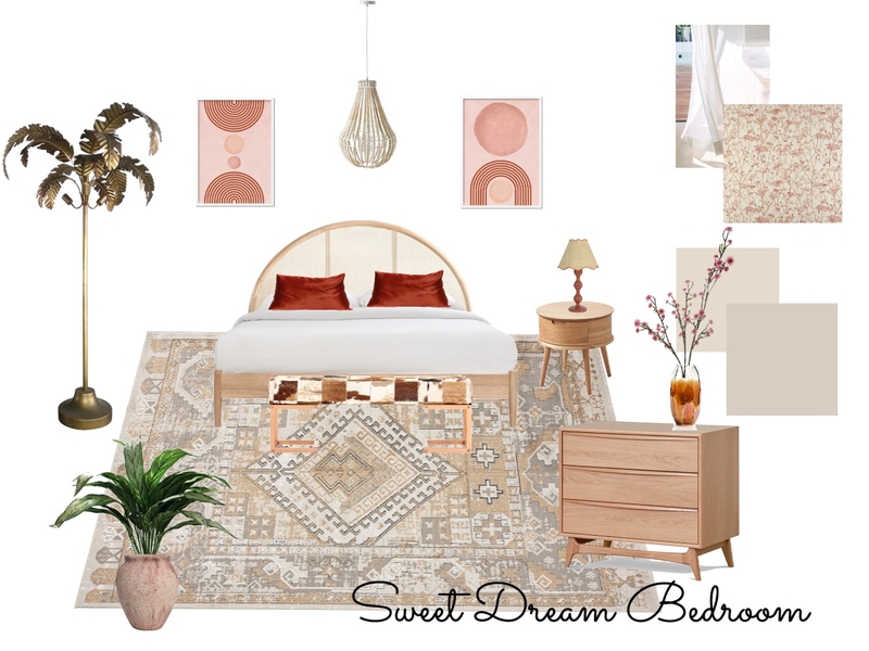 sweet dream bedroom Mood Board by Bold and Personal Designs on Style Sourcebook