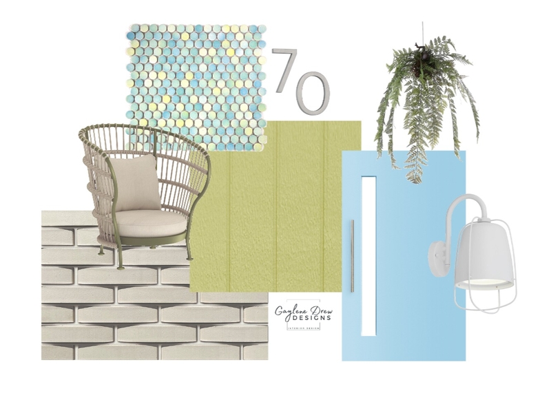 Retro exterior facade Mood Board by Gaylene Drew Designs on Style Sourcebook