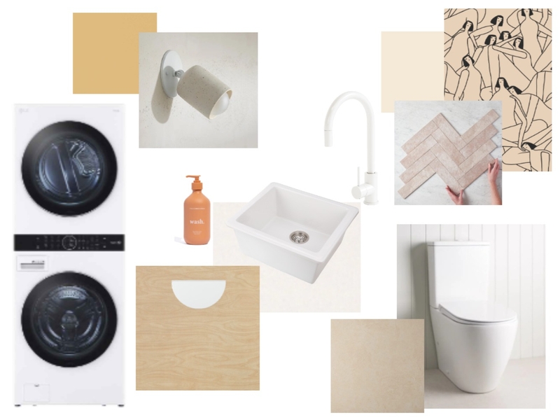 Laundry Sample Board Mood Board by Em_lemon on Style Sourcebook