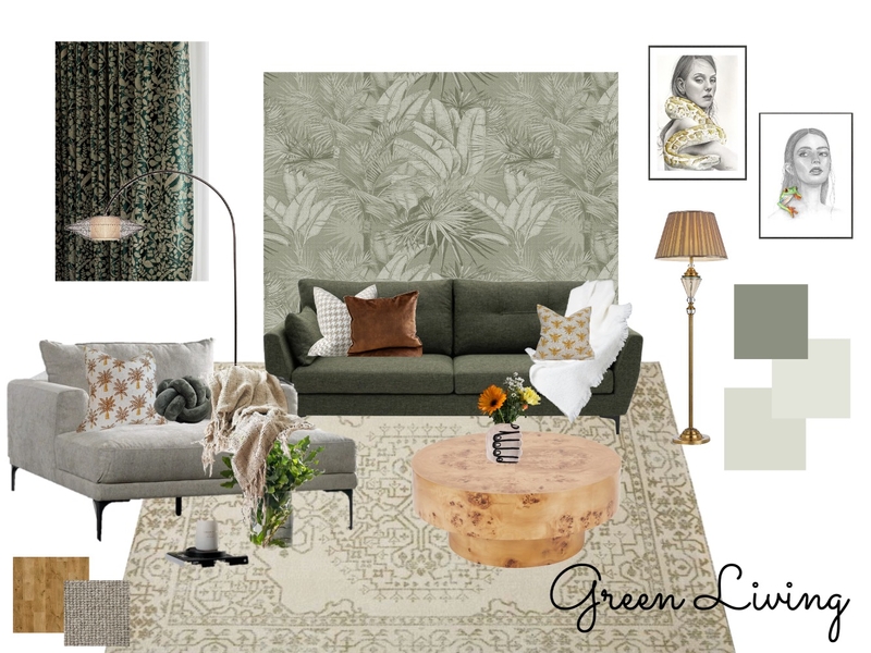 Green living style 4 Mood Board by Bold and Personal Designs on Style Sourcebook