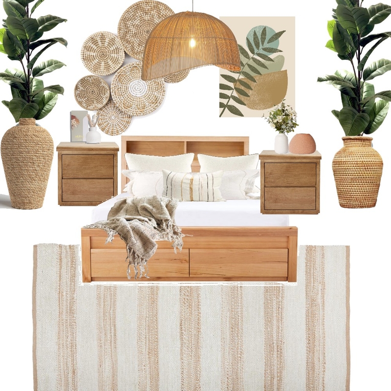 “Boho” bedroom Mood Board by Sasha Tabaro on Style Sourcebook
