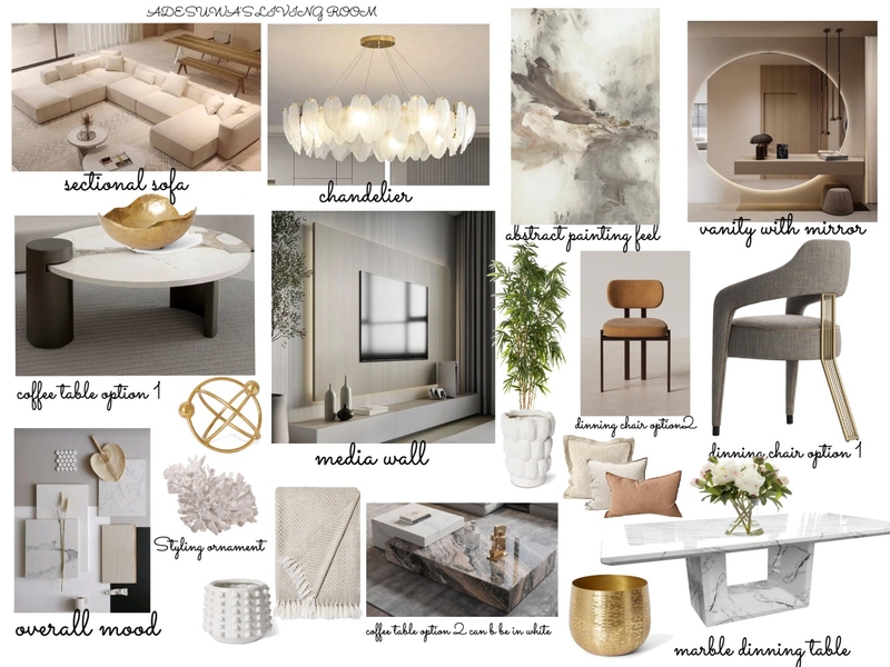 Adesuwa Mood Board by Akingbehin on Style Sourcebook