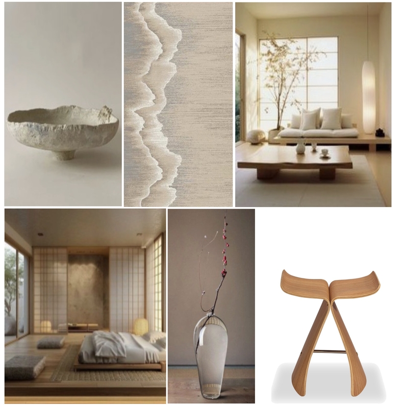 SOFT JAPANESE DESIGN STYLE BOARD Mood Board by Anneke Nomura on Style Sourcebook