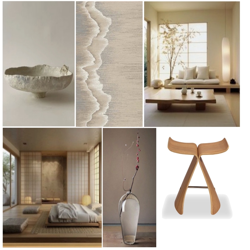 SOFT JAPANESE DESIGN STYLE BOARD Mood Board by Anneke Nomura on Style Sourcebook