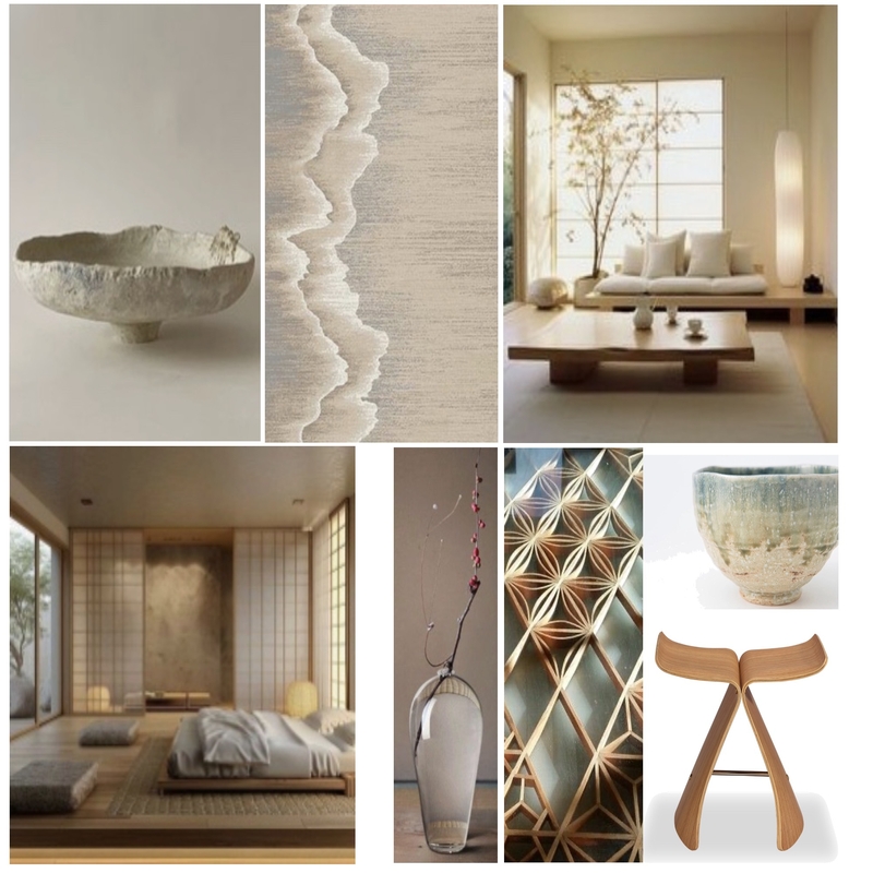 SOFT JAPANESE DESIGN STYLE BOARD Mood Board by Anneke Nomura on Style Sourcebook