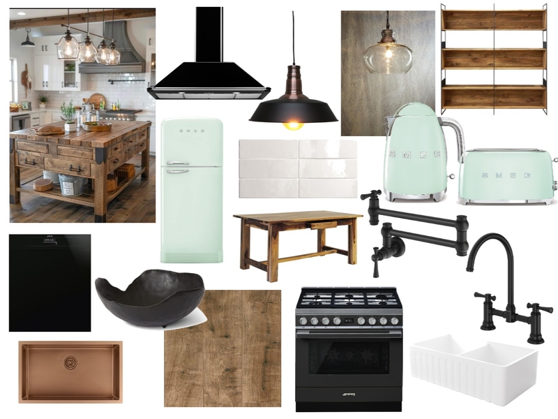 Modern Farmhouse Kitchen Mood Board by CGray12 on Style Sourcebook