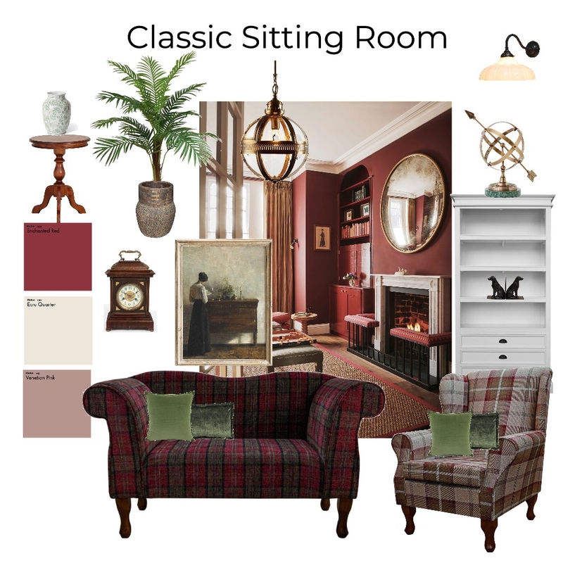 Classic Sitting Room Mood Board by Ladybird on Style Sourcebook