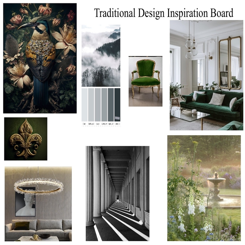Traditional Inspiration board Mood Board by MV DESIGN on Style Sourcebook