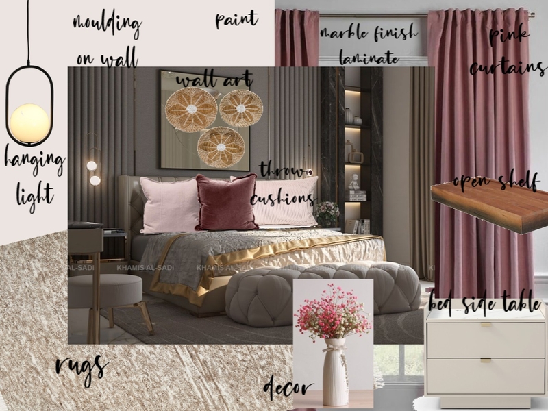 NG- MASTER BEDROOM Mood Board by KITE CREATIONS on Style Sourcebook