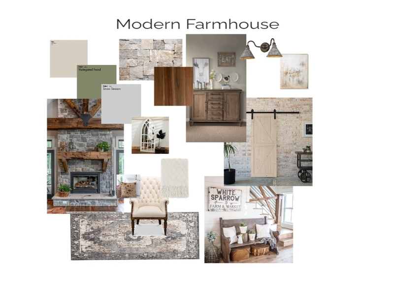 Modern Farmhouse Mood Board by Mindy J on Style Sourcebook