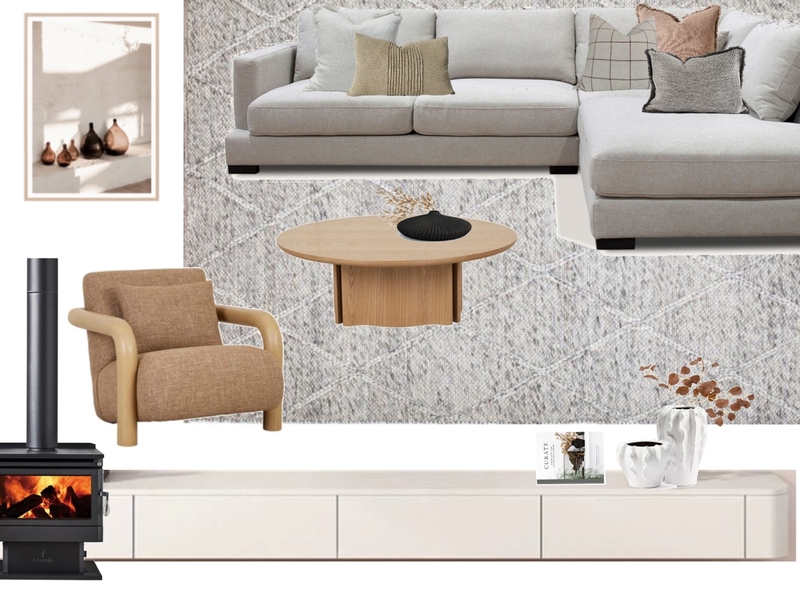 Leah - Living - Final Mood Board by Meraki Interiors on Style Sourcebook