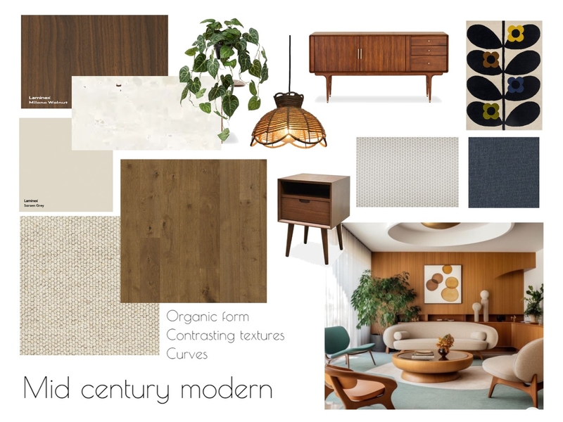 Mid century modern Mood Board by Hermitage Building Group Pty Ltd on Style Sourcebook