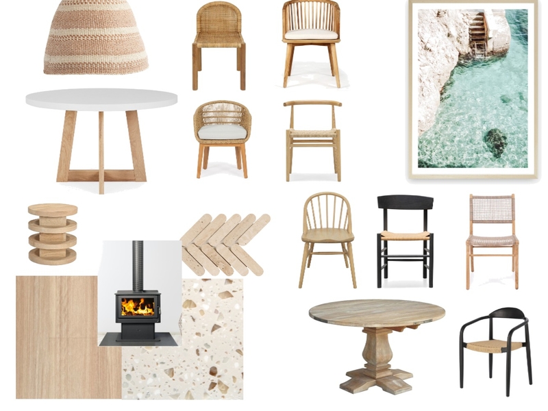 Kristy - dining 2 - rustic Interior Design Mood Board by juelene@live.com.au