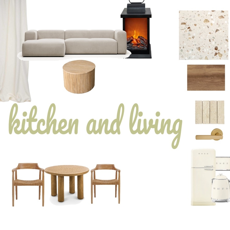 kitchen and living Interior Design Mood Board by mia.hipwood@lindisfarne.nsw.edu.au