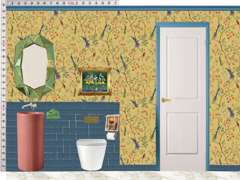 Powder Room Scale Design Mood Board by dl2407 on Style Sourcebook