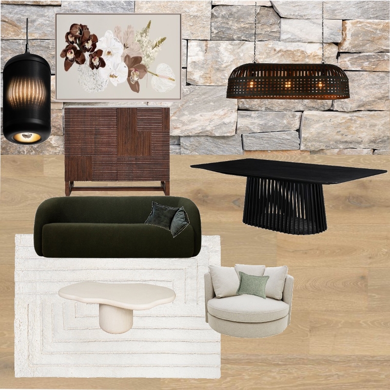 SDSO304 Living and Dining Sample Board Mood Board by Zaraya Malaika on Style Sourcebook