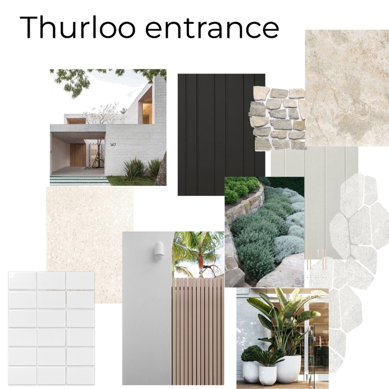 Thurloo Entrance Interior Design Mood Board by Danielle