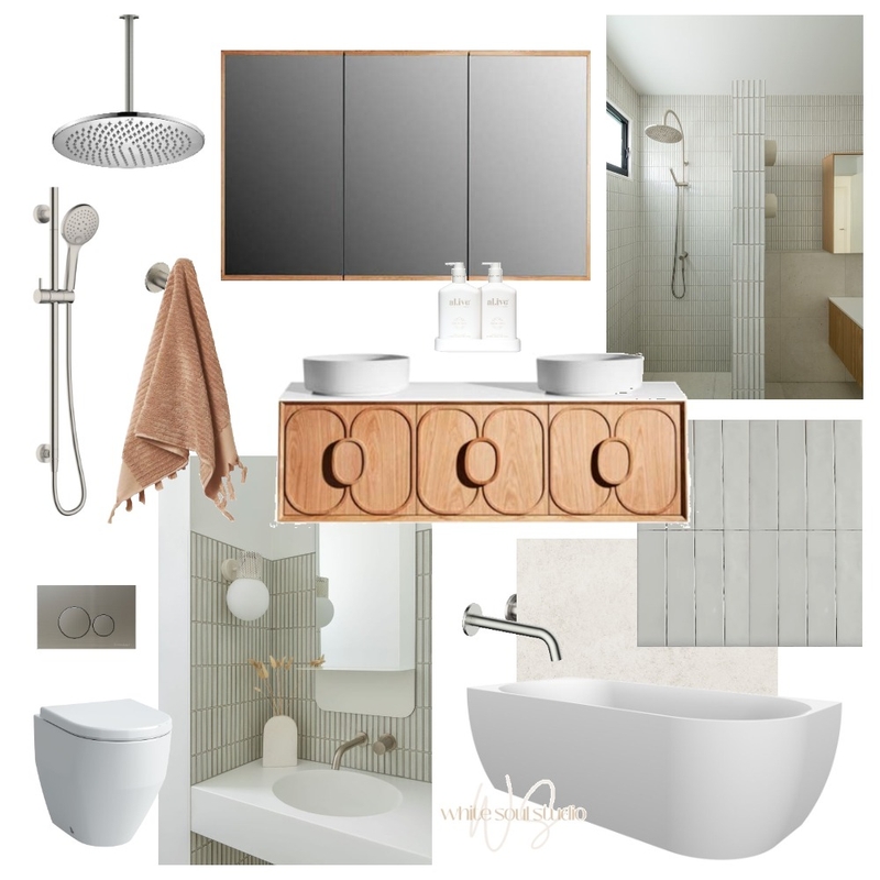 Bathroom Mood Board by white soul studio on Style Sourcebook