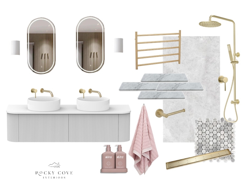 Bella and Sienna Ensuite Mood Board by Rocky Cove Interiors on Style Sourcebook