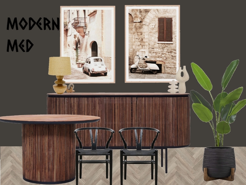 Modern Med Interior Design Mood Board by Oz Design