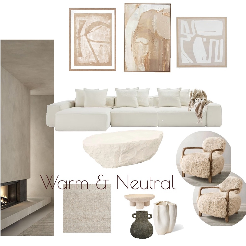 Lounge Interior Design Mood Board by Melissa