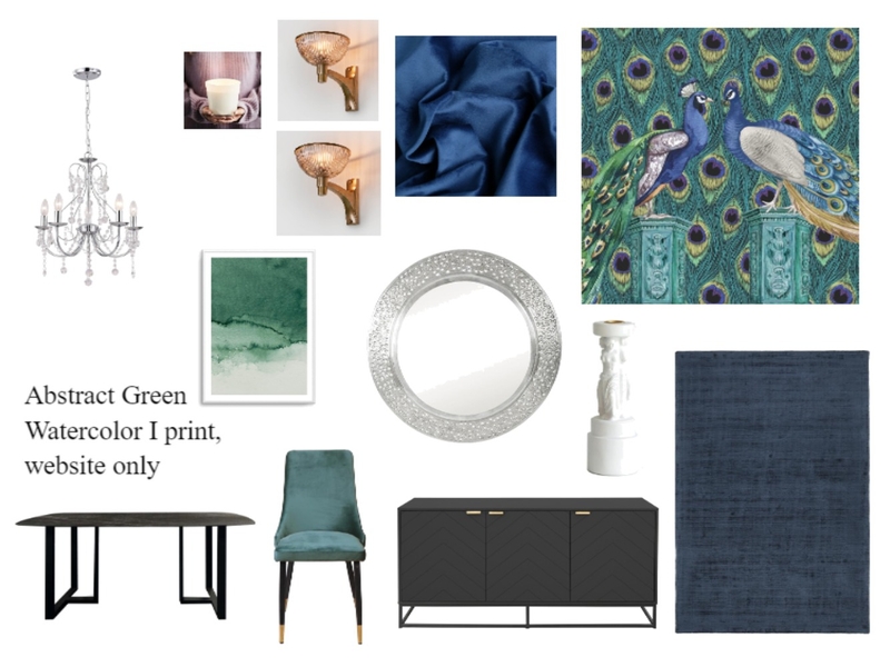 Traditional Dining Interior Design Mood Board by Sterlingrose