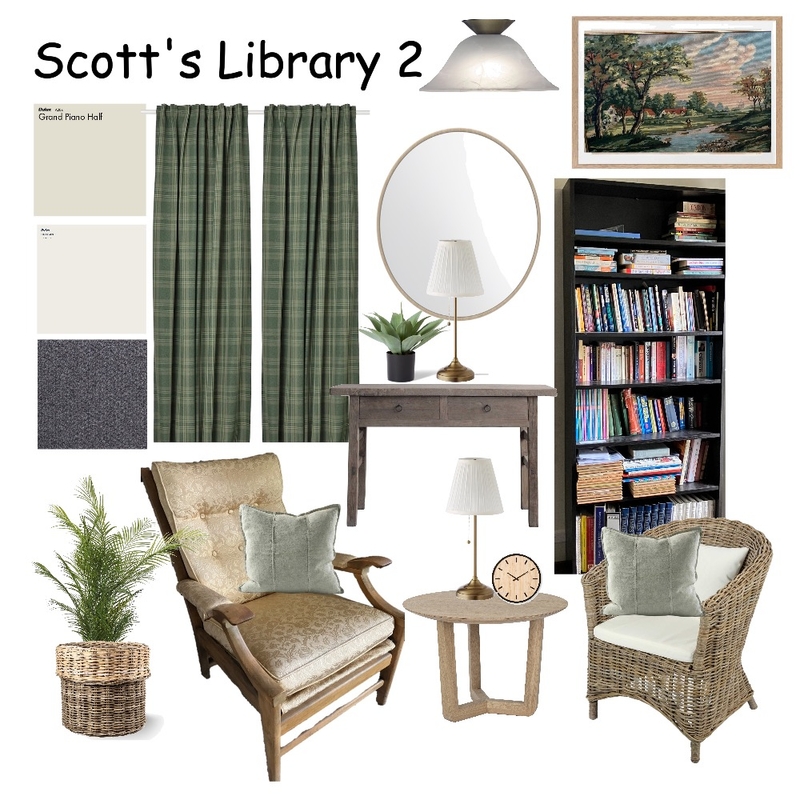 Scott's Library 2 Mood Board by Ladybird on Style Sourcebook