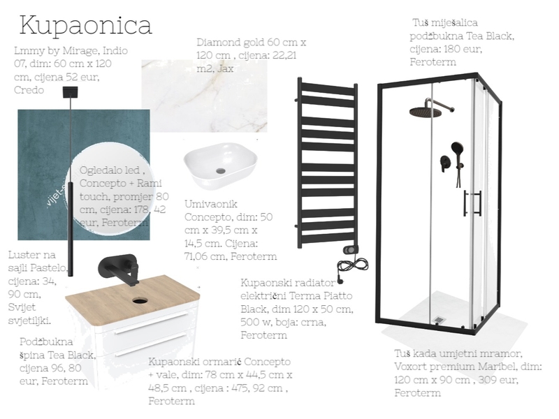 Karlo bathroom Mood Board by acikovic on Style Sourcebook