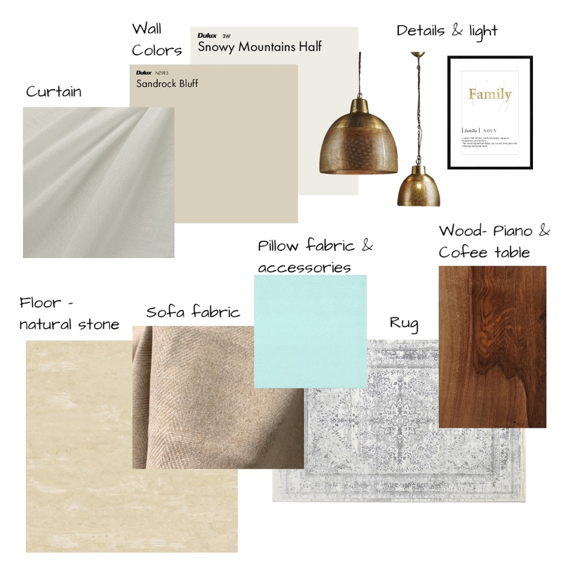 Material board Mood Board by emanuellegrn on Style Sourcebook
