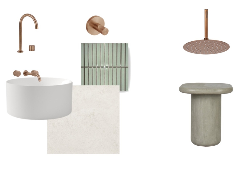 Copper Bathroom Mood Board by MeganManteufel91 on Style Sourcebook