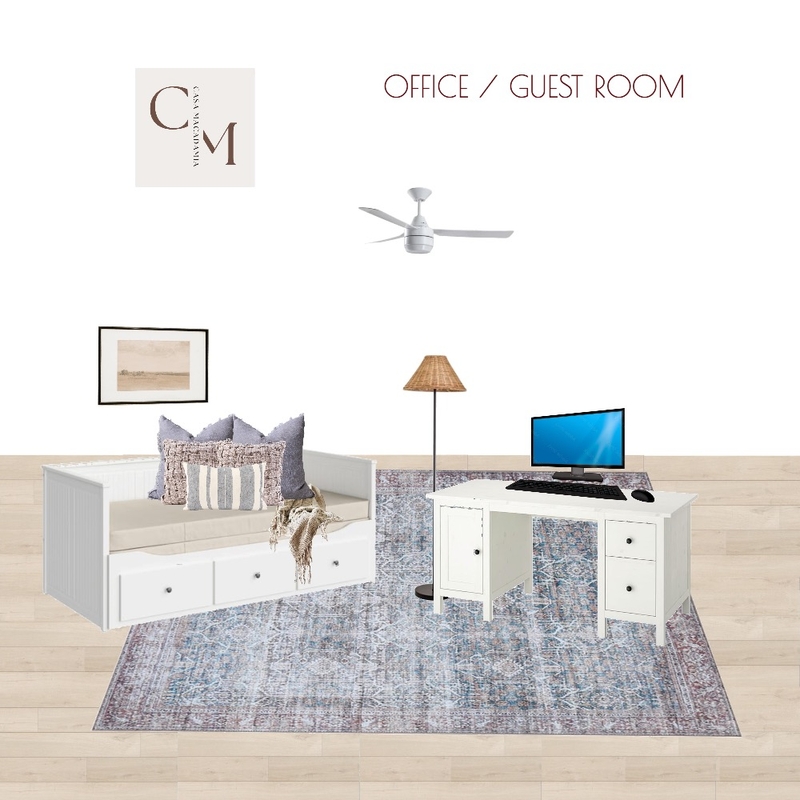 Home Office / Guest Room Mood Board by Casa Macadamia on Style Sourcebook