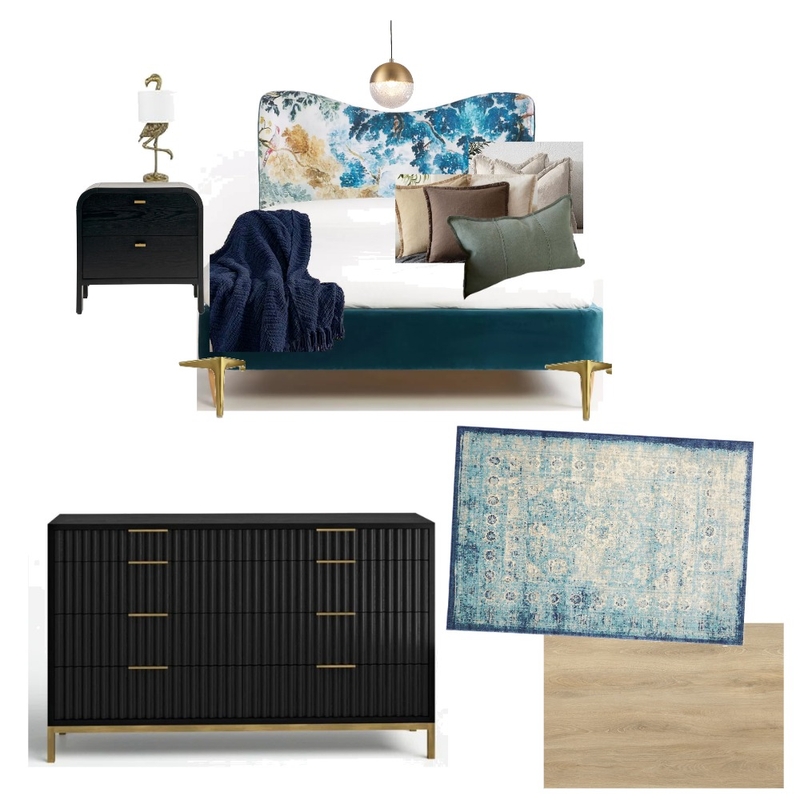 Lightwell Bedroom - Anthro Bed Mood Board by cheknight14@gmail.com on Style Sourcebook