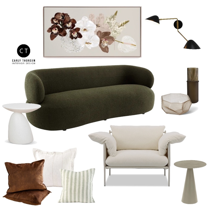 Mod living Mood Board by Carly Thorsen Interior Design on Style Sourcebook