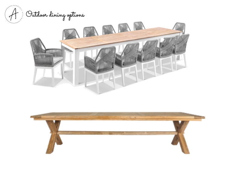 OUTDOOR DINING OPTIONS NELSON Interior Design Mood Board by BeckieChamberlain