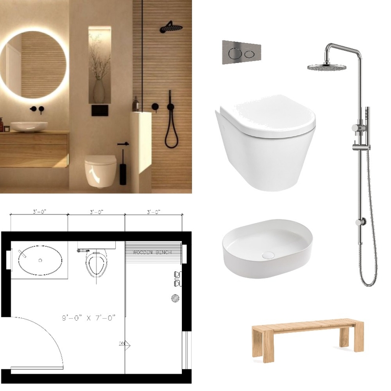 Hamdani Bath Mood Board by Rafia Dadi on Style Sourcebook
