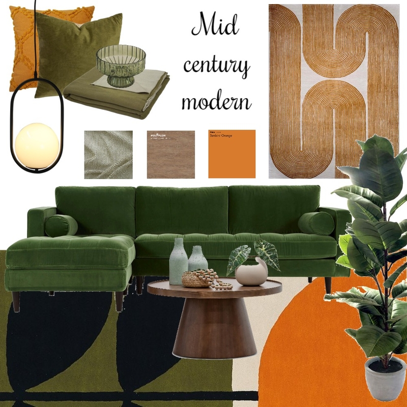 mid century Mood Board by Mina bijari on Style Sourcebook