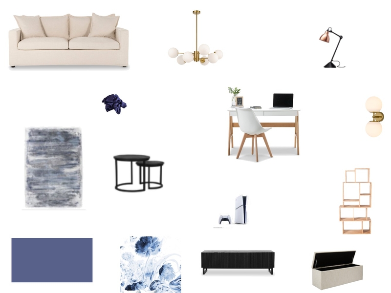 Sample board Playroom/ Kantoor Mood Board by Mel's Design on Style Sourcebook