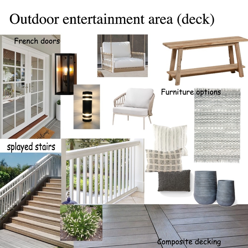 Outdoor entertainment area (deck) Mood Board by chantelle.mardi@gmail.com on Style Sourcebook