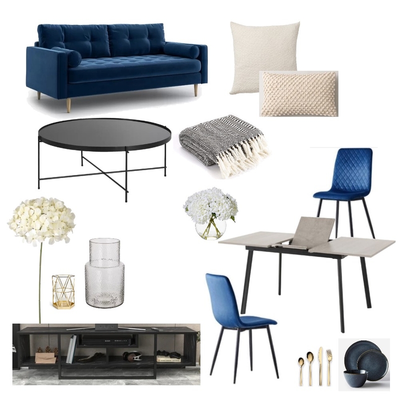 Blue theme WD - 2 bed Mood Board by Lovenana on Style Sourcebook