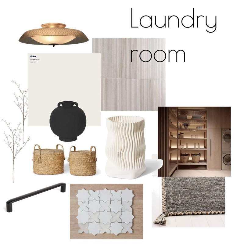 Neutral laundry room Mood Board by InDwelling on Style Sourcebook