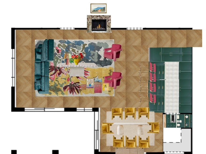 Great Room Space Planning Mood Board by dl2407 on Style Sourcebook