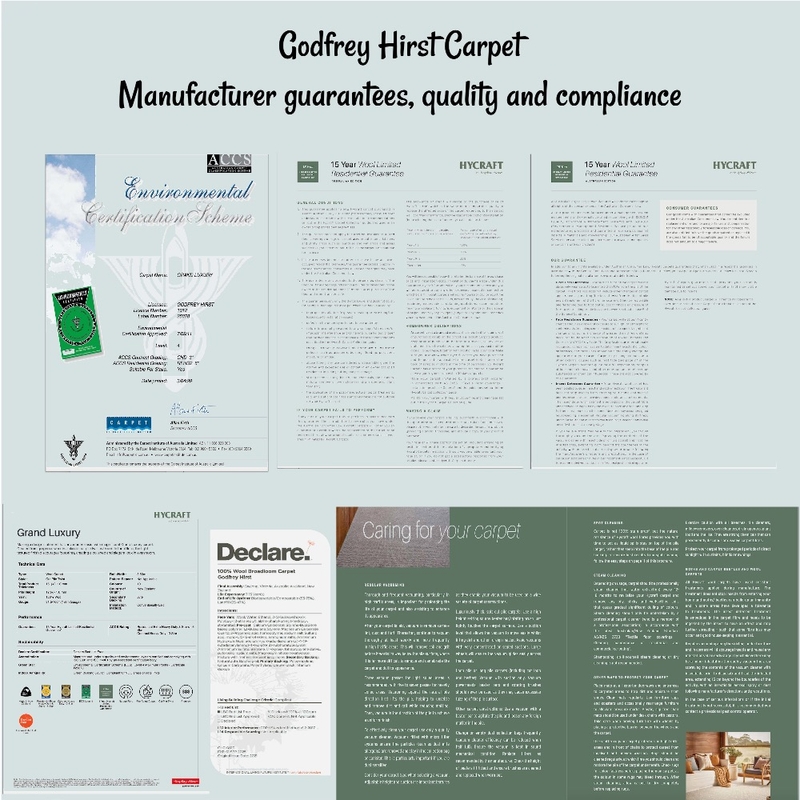 blue - carpet guarantees Mood Board by RMH on Style Sourcebook