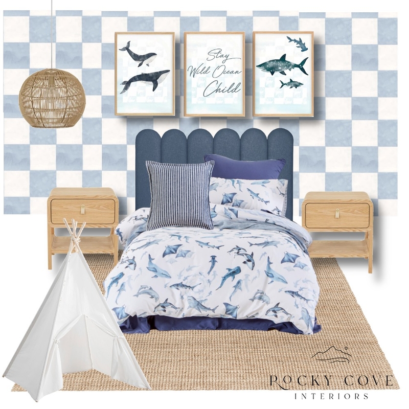 Deep Blue kids bedroom Mood Board by Rocky Cove Interiors on Style Sourcebook