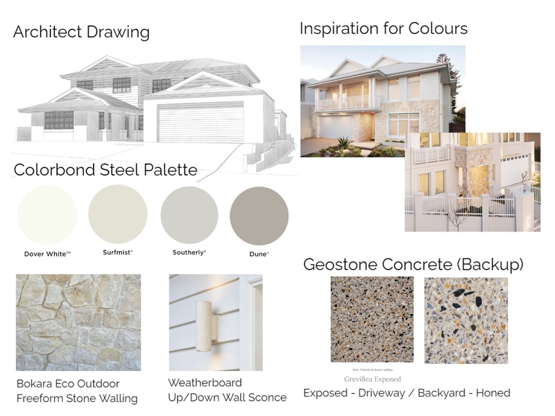 Front of House (Backup Concrete) Mood Board by gemmaor on Style Sourcebook